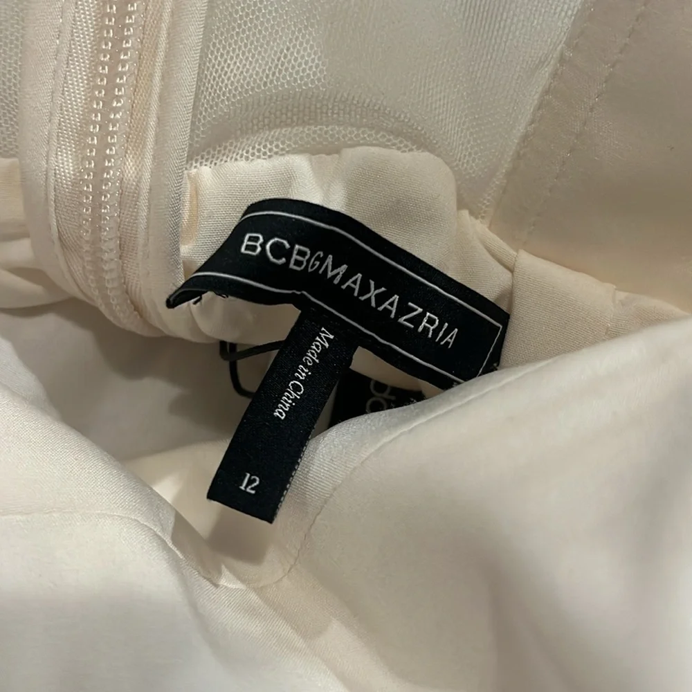 BCBGMaxazria Strapless Tiered Tulle Mini Dress Size 12 New w/Tag ONLINE for $398 - Picture 12 of 17